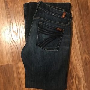 7 for all mankind dojo flare jeans